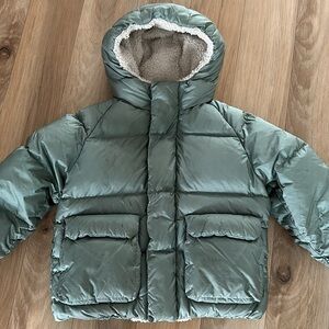 Il Gufo Fleece-trimmed Down Jacket